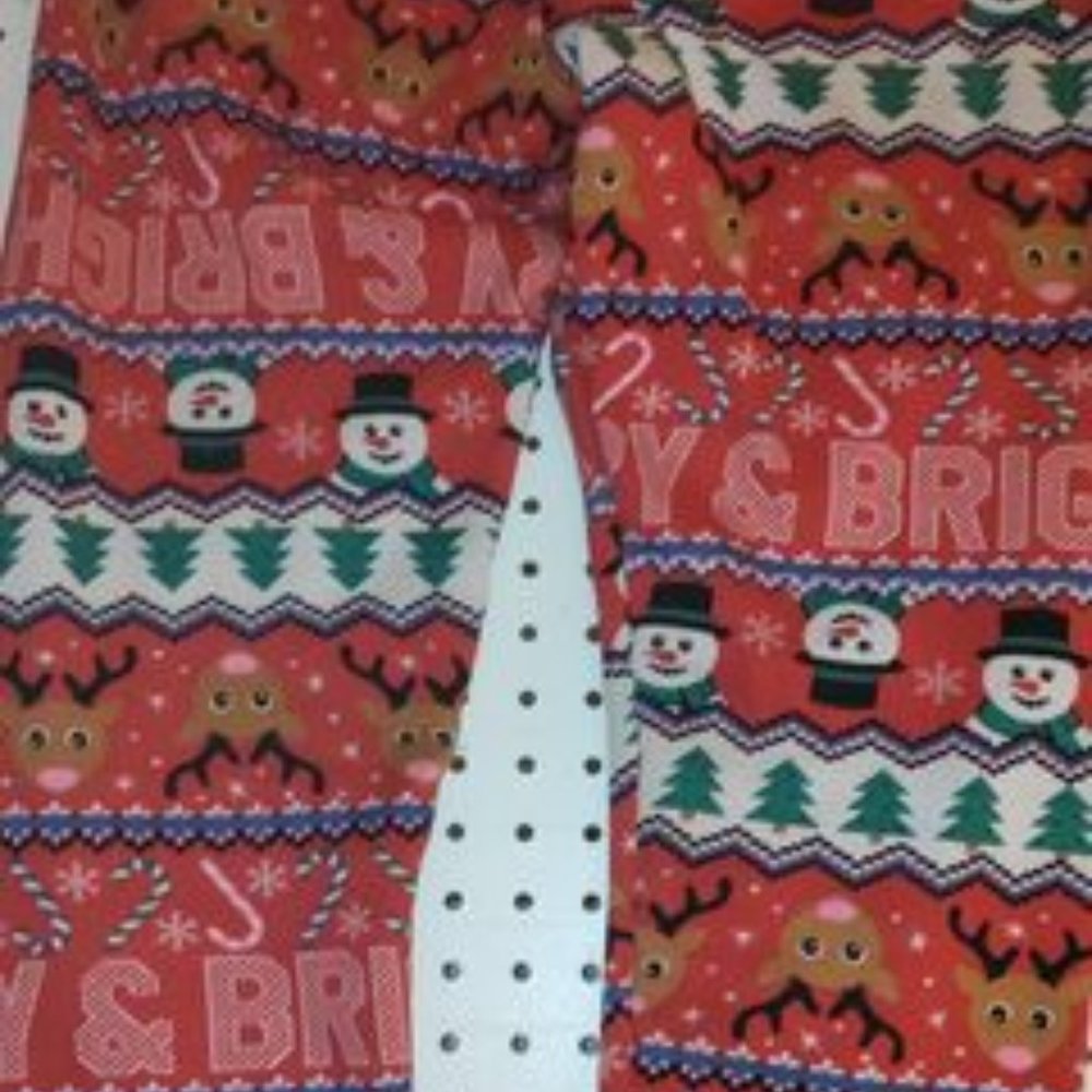 Lined christmas no boundries pajama pants